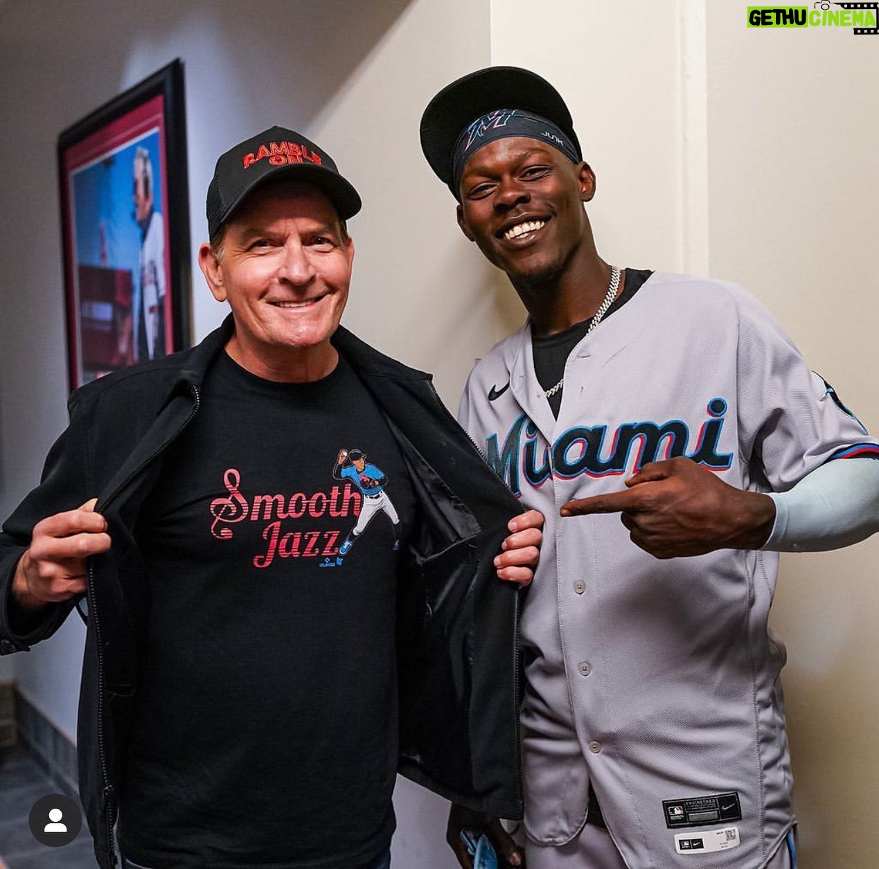Charlie Sheen - 22K Likes - Rambling On with @_jazz3 at the ball game.