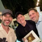 Charlie Sheen Instagram - In 1986, I went to see “Platoon”, with some of my best friends, many of whom became the basis for characters on Entourage. Now, 35 years later, we’re going to reunite @charliesheen and @kevindillonofficial for the first time since. Oh, and we have Martin Sheen to boot! I couldn’t be more excited. And while this show came together extremely quickly ( cause I said, “I’m making it, no matter what! And then @tedfoxman said, I’m all in too 💰!) it still is truly 35 years in the making. The grind is real. Keep dreaming big. Hope for the luck that we all need to succeed .