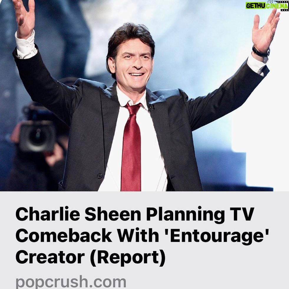 Charlie Sheen Instagram - Special week. Special group. And we are just getting started !