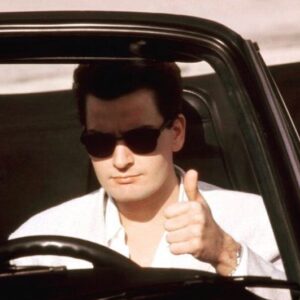 Charlie Sheen Instagram - Hitch hiking inside my car 👍