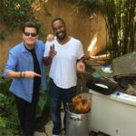 Charlie Sheen Instagram - Thankful to have the Wolfgang of the Fried Turkey World joining us today (@williams). #HappyThanksgiving