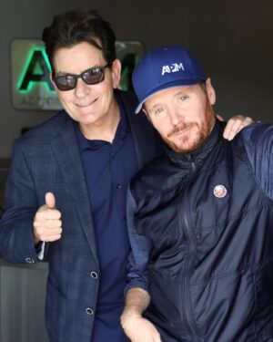 Charlie Sheen Instagram - April 8 live with @charliesheen in Phoenix. Come by!  And yes, Dillon will be there too! Tix in bio on @victorythepodcast page. #rambleon