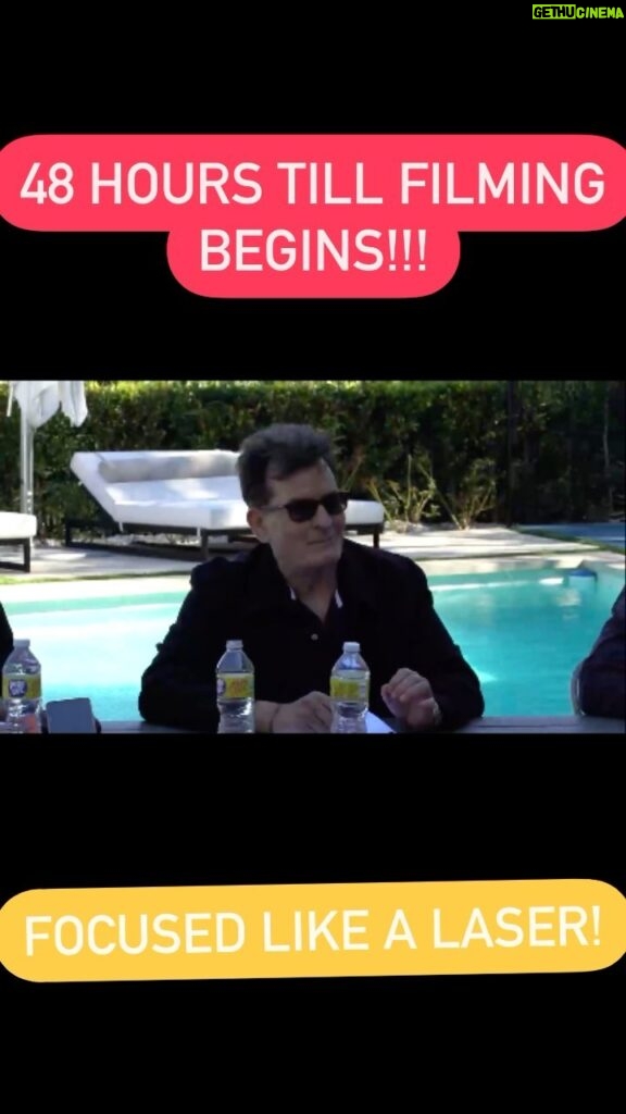 Charlie Sheen Instagram - The cast and crew is set. Both are incredible. The money is quickly evaporating, as is always the case with a production. But we are feeling focused and ready. Time to execute. Filming starts in 48 hours @victorythepodcast @hollywoodwayz