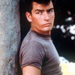 Charlie Sheen Instagram – hiding from
the drunk make-up
gal…. © #tbt