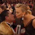 Charlize Theron Instagram - Oh, and I got married! Love you, honey! ❤️ @iamguillermo #Guillermotilldeathdouspart #Oscars