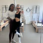 Charlotte McKinney Instagram - SO beyond Proud of @embodybycam opening up her OWN studio @embodypilatesla ! You’re a BOSS LADY ! Y’all just wait she’s gonna help me build this pancake to a BOOTAAAYYYYy 🍑🍑🍑🍑