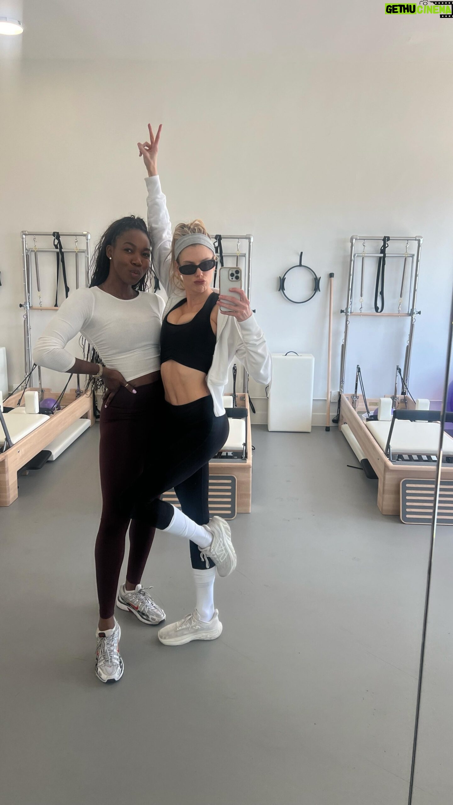 Charlotte McKinney - 3 Likes - SO beyond Proud of @embodybycam opening up her OWN studio @embodypilatesla ! You’re a BOSS LADY ! Y’all just wait she’s gonna help me build this pancake to a BOOTAAAYYYYy 🍑🍑🍑🍑