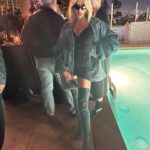 Charlotte McKinney Instagram - Dang ! Who knew my everyday stained coffee sweater, sweat pants from high school with holes in them and uggs is cutting edge @balenciaga 👽 LOVED this collocation and special time with fam @rodney_wayne_ @leeema_erica
