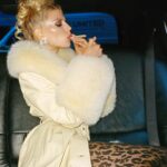 Charlotte McKinney Instagram – Mob wife for favorite @edie_parker 🌷🍀