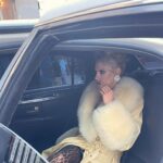 Charlotte McKinney Instagram – Mob wife for favorite @edie_parker 🌷🍀