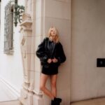 Charlotte McKinney Instagram - Kicking off fall in some of my favorite @dsw Moto boots #mydsw 👢