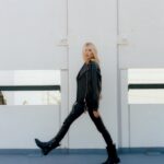 Charlotte McKinney Instagram – Kicking off fall in some of my favorite @dsw Moto boots #mydsw 👢