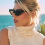 Charlotte McKinney Instagram – @diffeyewear new iconica collection 😎