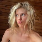 Charlotte McKinney Instagram - FLASH FLOOD WARNING ⚠️ calls for zoom meetings and hiding in the sauna ☔️