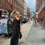 Charlotte McKinney Instagram - @annaquanlabel dress making me feel like a proper ladaaayy