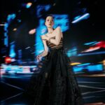 Charmaine Sheh Instagram - Discover your lights at night. Make up by @katherine_lo1228 Hair by @lorrainelam @hairculturehk