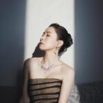 Charmaine Sheh Instagram – To shine your brightest light is to be who you truly are. 
@oscardelarenta @chaumetofficial