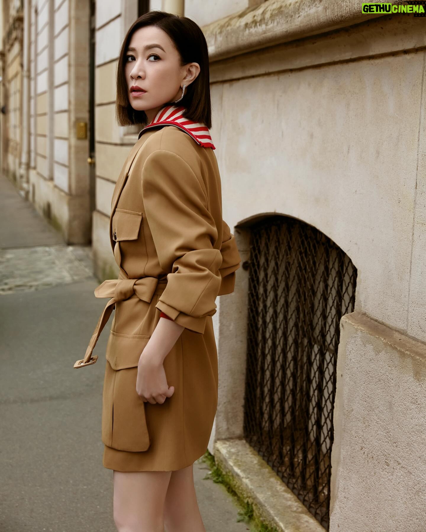 Charmaine Sheh Instagram - Be brave. Take risks and allow the unexpected. @driesvannoten Makeup by @katherine_lo1228 Hair by @lorrainelam @hairculturehk