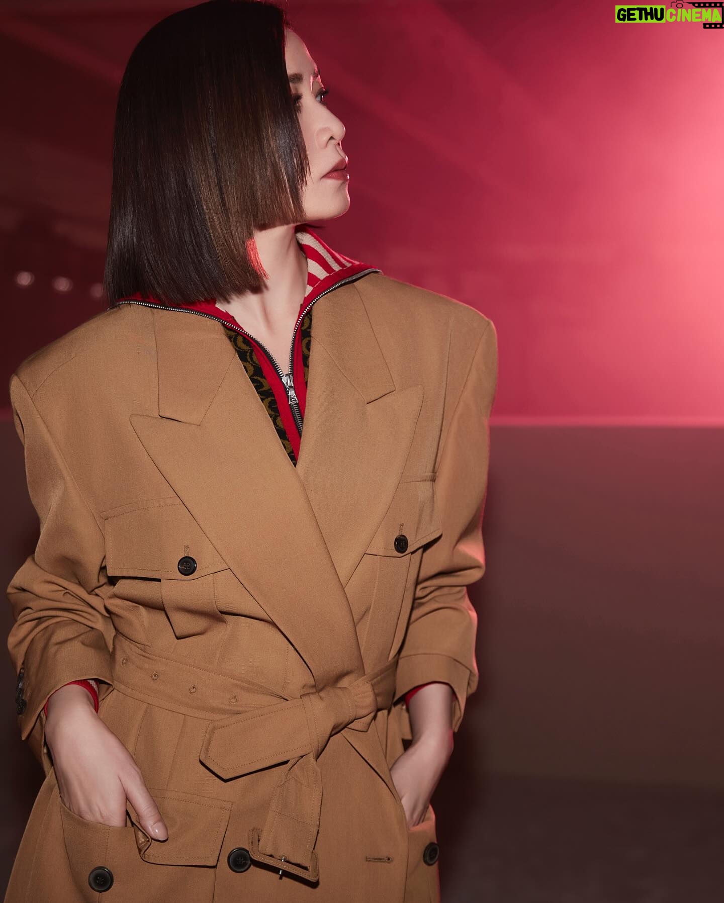 Charmaine Sheh Instagram - Be brave. Take risks and allow the unexpected. @driesvannoten Makeup by @katherine_lo1228 Hair by @lorrainelam @hairculturehk