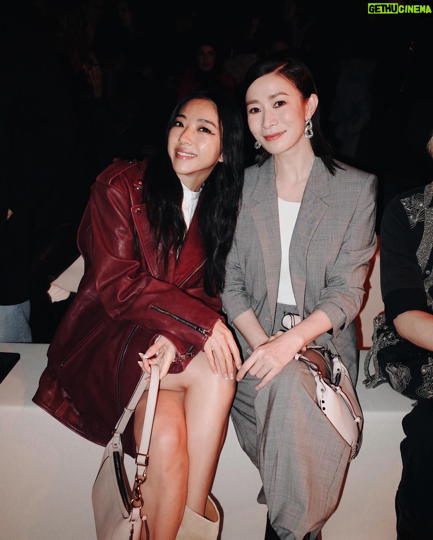 Charmaine Sheh Instagram - Be Mesmerized. Be Marant. #IsabelMarantFW24 #IsabelMarant @isabelmarant @mayaoo @yuyuzhangzou @karena_ngs Makeup by @katherine_lo1228 Hair by @lorrainelam @hairculturehk