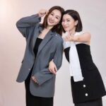 Charmaine Sheh Instagram - Female friendships that work are relationships in which women help each other belong to themselves. 👗 @maison_kimhekim @we11done @lanecrawford Styled by @mopiko Makeup by @katherine_lo1228