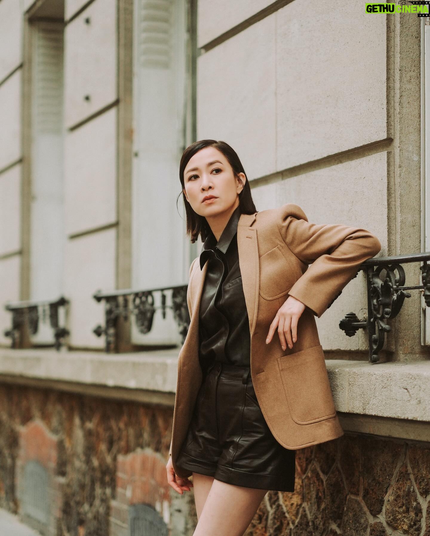 Charmaine Sheh Instagram - Style is something each of us already has, all we need is to find it. 👗: @yves_salomon @lanecrawford Styled by @mopiko Make up by @katherine_lo1228 Hair by @lorrainelam @hairculturehk