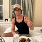 Chase Stokes Instagram - more met chaos cause why not also enjoy the clips in my hair. it’s not a phase mom