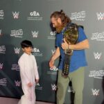 Chelsea Cardona Instagram - : جانب من لقاء نجوم WWE سامي زين وتشيلسي جرين وليف مورجان بعدد من المعجبين في الرياض 🇸🇦 #WWEKingAndQueen