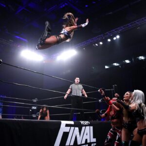 Chelsea Cardona Instagram - I stepped in the ring for the first time in 2014. In 6 months I was cutting a promo on RAW, in 1 year I was wrestling on live TV, in 1.5 years I was on a reality show and wrestling in Japan, in 2 years I had a pro wrestling contract. 
I’ve been thrown into so many sink or swim situations in wrestling. Not all have been pulled off with flying colours (lol at my multiple debuts), but at the end of the day I showed up and I did my best.
I am proud of my resume. There’s not many who can say they’ve done these things.
Now, let’s see what 2022 will bring…
✔️ Impact Wrestling
✔️ Lucha Underground 
✔️ All In 
✔️ NXT
✔️ WWE 
✔️ Ring Of Honor
✔️ NWA
✔️ GCW