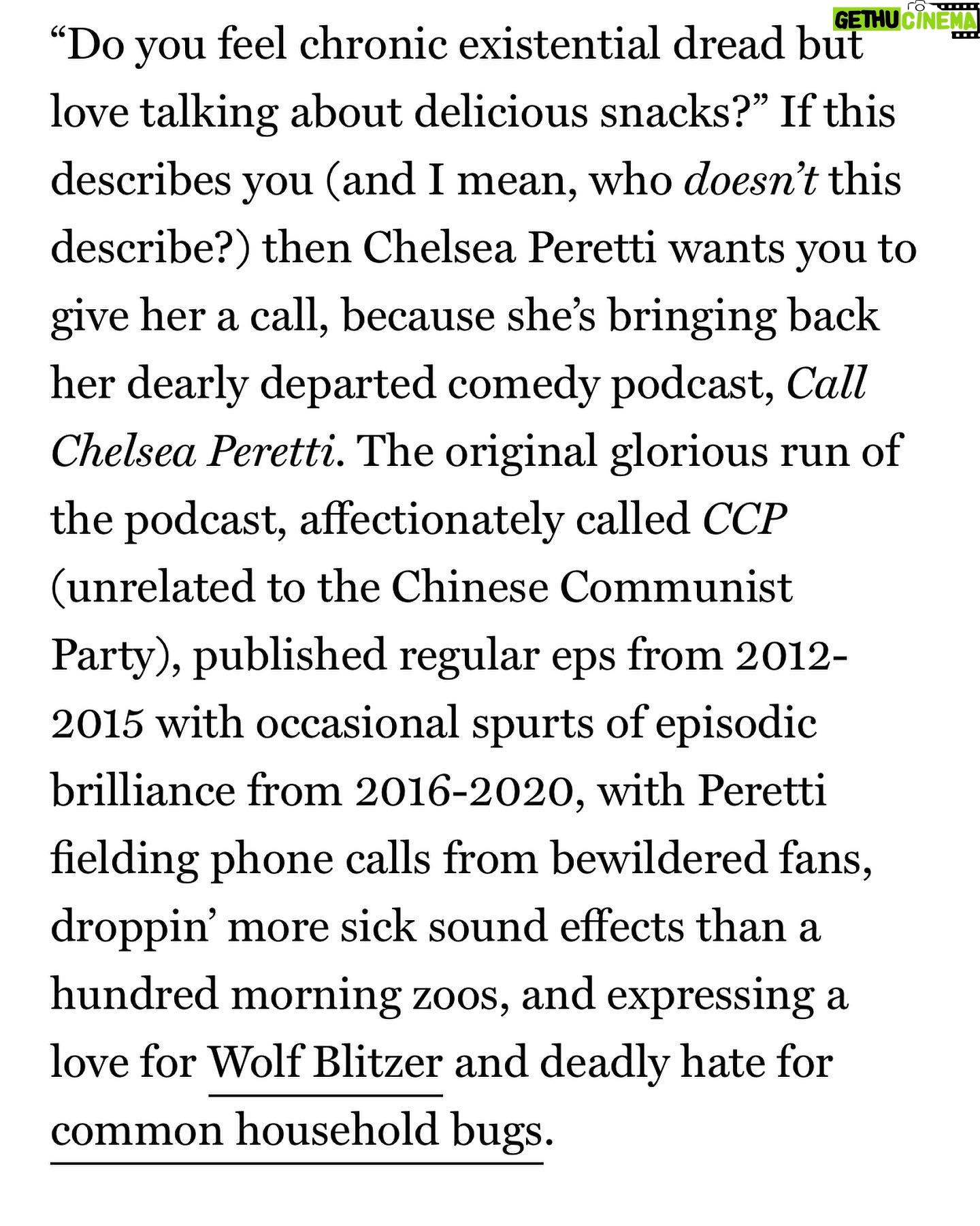 Chelsea Peretti Instagram - ☕️link in bio ☕️