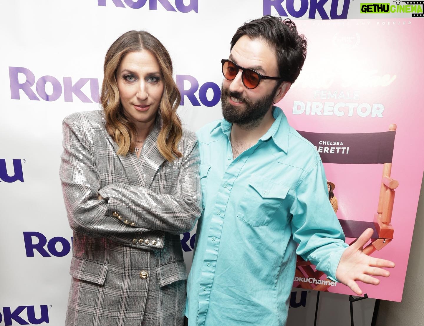 Chelsea Peretti Instagram - BELATED thank you to the amazing @vidiots for hosting #FirstTimeFemaleDirector was so fun to see the cast and crew all together again and all the comedy people who came to hang. It was a special night of togetherness and pls dont hate me Im gonna have to do multiple posts bc 10 pix isnt enough to thank everyone involved in the making of a movie. @natashaleggero @megsstalter and @meganomullally u were missed! And @carmenyescarmen hehe and @timheidecker Photo Credit: @lestudiophoto @therokuchannel shakeshack @vossworld