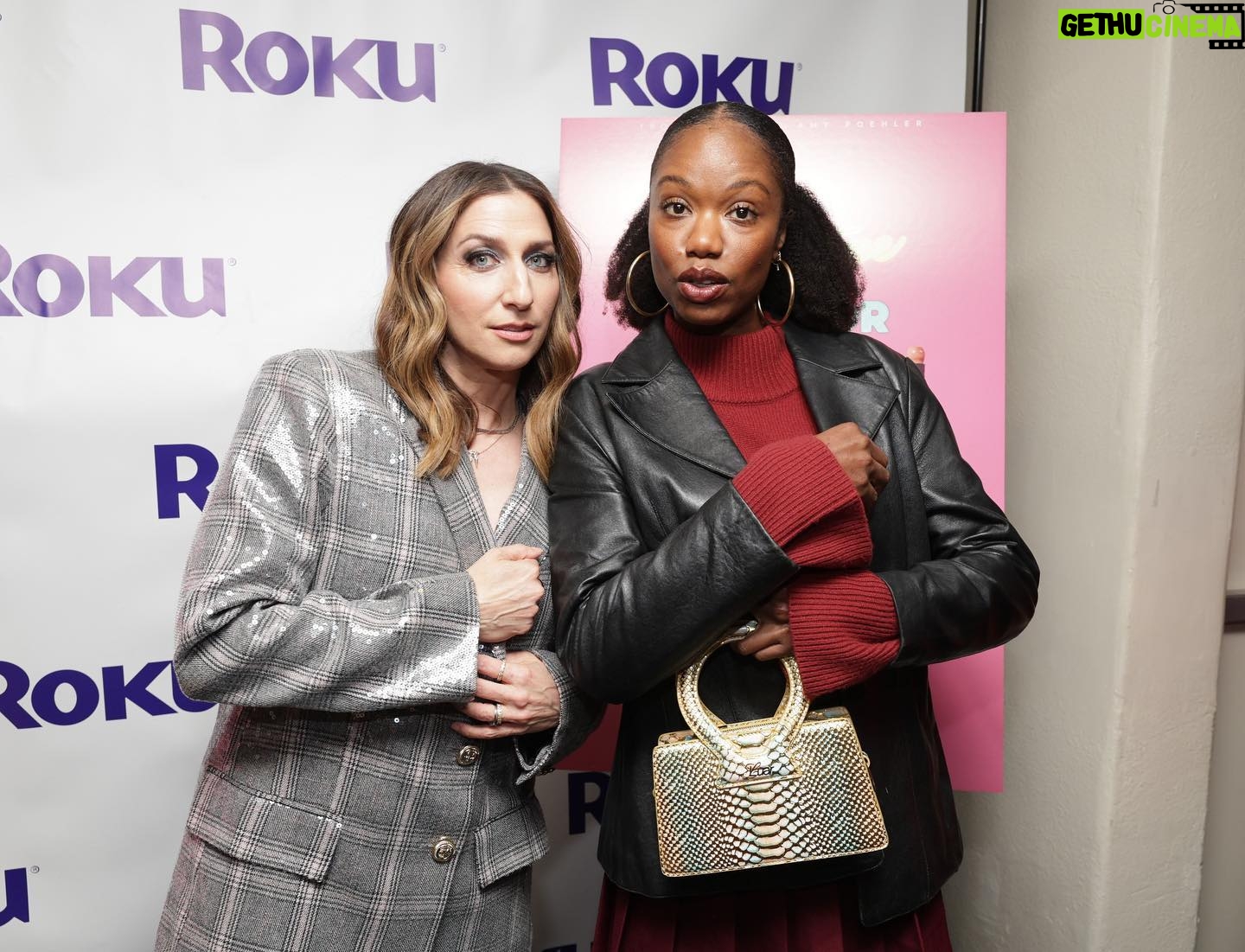 Chelsea Peretti Instagram - BELATED thank you to the amazing @vidiots for hosting #FirstTimeFemaleDirector was so fun to see the cast and crew all together again and all the comedy people who came to hang. It was a special night of togetherness and pls dont hate me Im gonna have to do multiple posts bc 10 pix isnt enough to thank everyone involved in the making of a movie. @natashaleggero @megsstalter and @meganomullally u were missed! And @carmenyescarmen hehe and @timheidecker Photo Credit: @lestudiophoto @therokuchannel shakeshack @vossworld