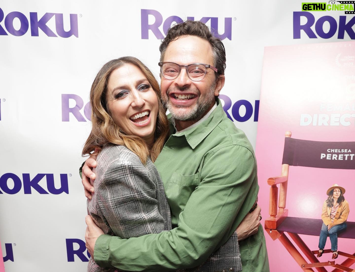Chelsea Peretti Instagram - BELATED thank you to the amazing @vidiots for hosting #FirstTimeFemaleDirector was so fun to see the cast and crew all together again and all the comedy people who came to hang. It was a special night of togetherness and pls dont hate me Im gonna have to do multiple posts bc 10 pix isnt enough to thank everyone involved in the making of a movie. @natashaleggero @megsstalter and @meganomullally u were missed! And @carmenyescarmen hehe and @timheidecker Photo Credit: @lestudiophoto @therokuchannel shakeshack @vossworld
