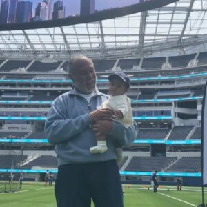 Chelsea Tavares Instagram - It’s been a month since My dad has passed. we were all nervous about posting it, because it makes it a bit more real , now that it’s public. A Post will never hold enough weight to let people know how much you impacted us and others around us. From our family, to friends, to neighbors, to the people that worked at your favorite donut shop. you were the person that loved and people called on. You were the Father to people that didn’t have a father . when our friends and ex’s fly out of state just to see you one more time before you go, you know you’re the shit. No matter what happened in life, you were always there. Always on time to pick us up from school, or the airport. You were the cook of the house. we were the house, where you knew my dad was gonna grill and make some bomb burgers or steak while mommy drank her white wine and cleaned.  you quietly sized up all of me and my sisters dates.. You would leave Hershey chocolate bars on our pillows in the morning every valentine’s day. Even when mommy was mad, you grabbed her , kissed her, and would squeeze her butt until she laughed. when i think of GOOD CLASSIC music. like that bobby Caldwell , Phil collins, The Beatles, Debarge music. I think of you. The Police was our favorite band. we would play it driving down to San diego. we shared our love for vintage cars and black and white movies.  you made me Look up all of the black actresses & singers that i didn’t know about from the 40’s and 50’s.  Koden keeps asking for “pop pop”. it’s really hard to answer him. you said watching a movie and having a bowl of Vanilla ice cream with him , was you and koden’s “thing”. so I will continue to remind him of that. he had a bowl the other day ♥️ Currently wearing your T shirt and the bracelet you got me for my 30th.  It’s so surreal. I wish I could hug you, i wish you would call me saying “i don’t want nothing, just want to tell you I love you.” There is always gonna be a hole in my heart. I wish you could have walked us down the aisle, but i believe we have too much character and personality for the spirit to just not be here any more. i can literally feel you around. we just miss you. that’s all. ♥️your “Chelsea Baby”