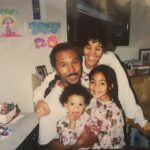 Chelsea Tavares Instagram - It’s been a month since My dad has passed. we were all nervous about posting it, because it makes it a bit more real , now that it’s public. A Post will never hold enough weight to let people know how much you impacted us and others around us. From our family, to friends, to neighbors, to the people that worked at your favorite donut shop. you were the person that loved and people called on. You were the Father to people that didn’t have a father . when our friends and ex’s fly out of state just to see you one more time before you go, you know you’re the shit. No matter what happened in life, you were always there. Always on time to pick us up from school, or the airport. You were the cook of the house. we were the house, where you knew my dad was gonna grill and make some bomb burgers or steak while mommy drank her white wine and cleaned. you quietly sized up all of me and my sisters dates.. You would leave Hershey chocolate bars on our pillows in the morning every valentine’s day. Even when mommy was mad, you grabbed her , kissed her, and would squeeze her butt until she laughed. when i think of GOOD CLASSIC music. like that bobby Caldwell , Phil collins, The Beatles, Debarge music. I think of you. The Police was our favorite band. we would play it driving down to San diego. we shared our love for vintage cars and black and white movies. you made me Look up all of the black actresses & singers that i didn’t know about from the 40’s and 50’s. Koden keeps asking for “pop pop”. it’s really hard to answer him. you said watching a movie and having a bowl of Vanilla ice cream with him , was you and koden’s “thing”. so I will continue to remind him of that. he had a bowl the other day ♥️ Currently wearing your T shirt and the bracelet you got me for my 30th. It’s so surreal. I wish I could hug you, i wish you would call me saying “i don’t want nothing, just want to tell you I love you.” There is always gonna be a hole in my heart. I wish you could have walked us down the aisle, but i believe we have too much character and personality for the spirit to just not be here any more. i can literally feel you around. we just miss you. that’s all. ♥️your “Chelsea Baby”