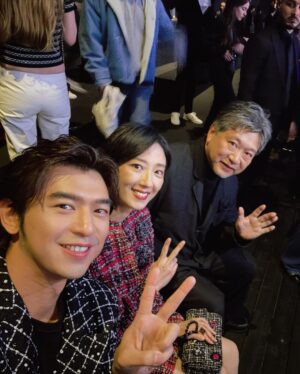 Chen Bolin Instagram - ⚫️ CHANEL ⚪️ Paris 🗼Family & friends 🇫🇷✨

#CHANELFallWinter 
#CHANELShow
