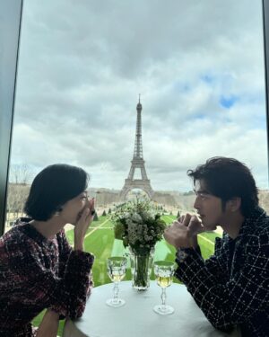 Chen Bolin Instagram - ⚫️ CHANEL ⚪️ Paris 🗼Family & friends 🇫🇷✨

#CHANELFallWinter 
#CHANELShow