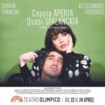 Chiara Francini Instagram - ❤️ COPPIA APERTA QUASI SPALANCATA di Dario Fo e Franca Rame Tournée ROMA 22/24 aprile Teatro Olimpico @ LACEDONIA (AV) | 27 APRILE, TEATRO COMUNALE ORE 21.00 CASTELLAMARE DI STABIA | 28 APRILE, TEATRO SUPER CINEMA ORE 18.00 GESSOPALENA | 29 APRILE, TEATRO FINAMORE ORE 21.00 LUINO (VA) | 2 MAGGIO, TEATRO SOCIALE ORE 21.00 LIVORNO | 3 MAGGIO, TEATRO GOLDONI ORE 21.00 APRILIA | 4 MAGGIO, TEATRO EUROPA ORE 21.00 GROSSETO | 5 MAGGIO, TEATRO MODERNO ORE 21.00 CROTONE | 8 MAGGIO, TEATRO APOLLO ORE 20.30 CORIGLIANO CALABRO | 9 MAGGIO, TEATRO METROPOL ORE 20.30 MESSINA | DAL 15 AL 17 MAGGIO, TEATRO VITTORIO EMANUELE ORE 21.00 MODICA (RG) | 18 MAGGIO ORE 21.30 E 19 MAGGIO ORE 18.30, TEATRO GARIBALDI ALESSANDRIA | 23 MAGGIO, TEATRO ALESSANDRINO ORE 21.00 VOGHERA | 24 MAGGIO, TEATRO VALENTINO GARAVANI ORE 20.30