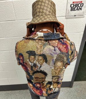 Chico Bean Instagram - “Anytime I’m home it’s bitter sweet because My Mother is no longer here, so Tonight I chose to wear this Jacket in honor of Tawanda Bean, THANK YOU TO BLACK WOMEN FOR ALL YOU’VE DONE & ALL YOU CONTINUE TO DO!!!!😍😍😍😍
