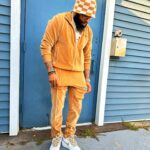 Chico Bean Instagram – “Do my best not to complain, cuz it could be worse & my outfit match the candy in your grandma’s purse”….