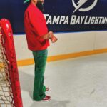 Chico Bean Instagram - “Tonight I’m tryna strike like lightning in Tampa Bay, a walking gift, so I got on Christmas Colors in May”…