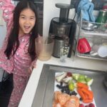 Chidjun Hung Instagram – @chilynhung 🥤favorite drink 🥕🍏🍓🍊🫐🍋