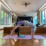 Chidjun Hung Instagram - Back on track 💜🙂🧘🏻‍♀️ #mamiiof4babies