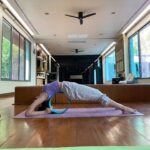 Chidjun Hung Instagram - Back on track 💜🙂🧘🏻‍♀️ #mamiiof4babies