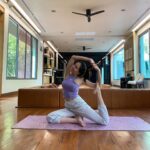 Chidjun Hung Instagram - Back on track 💜🙂🧘🏻‍♀️ #mamiiof4babies