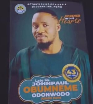 Chinyere Wilfred Instagram - May God give you and your family the strength to bear this loss😭 RIP JP 🙏