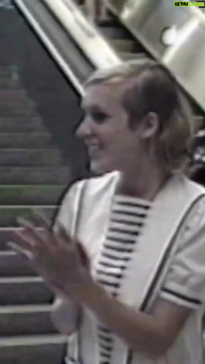 Chloë Sevigny Instagram - Repost from @moreorlessmag • Christ! Two decades on, original upcyclers @imitationofchrist still feel like pioneers. Here’s a clip from the label’s debut show using the Santa Monica Redline station escalator as a runway, featuring one-of-a-kind looks and, of course, Chloë... #fbf #whenweweredisrupters @tarasubkoff @damhave @marcellalcmullins Thanks for this @moreorlessmag