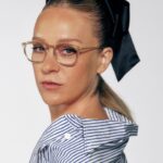 Chloë Sevigny Instagram - @chloessevigny's style always makes us swoon. That's why we've teamed up with her for a third time to bring back Tate in fan-favorite Nutmeg Crystal and (new!) Polished Silver. Tate may look like it was lovingly plucked from a trove of vintage treasures, but its eclectic mix of stainless steel and crystal acetate is very au courant. Click the link in bio and add-to-cart before they sell out again!