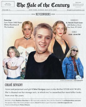 Chloë Sevigny Instagram - The mother of all sales this Sunday May 14th noon to 5pm Location to be announced soon.
Blowing out my storage and selling everything from #neverworns to everyday staples, Victorian to indie sleaze, designer & tons of denim. Something for everyone. 
#saleofthecentury #storagewars with @babylynnieland #sallysinger & @askmrmickey
Thank you @liana_ava for helping with this much needed sweep! #mastermind
