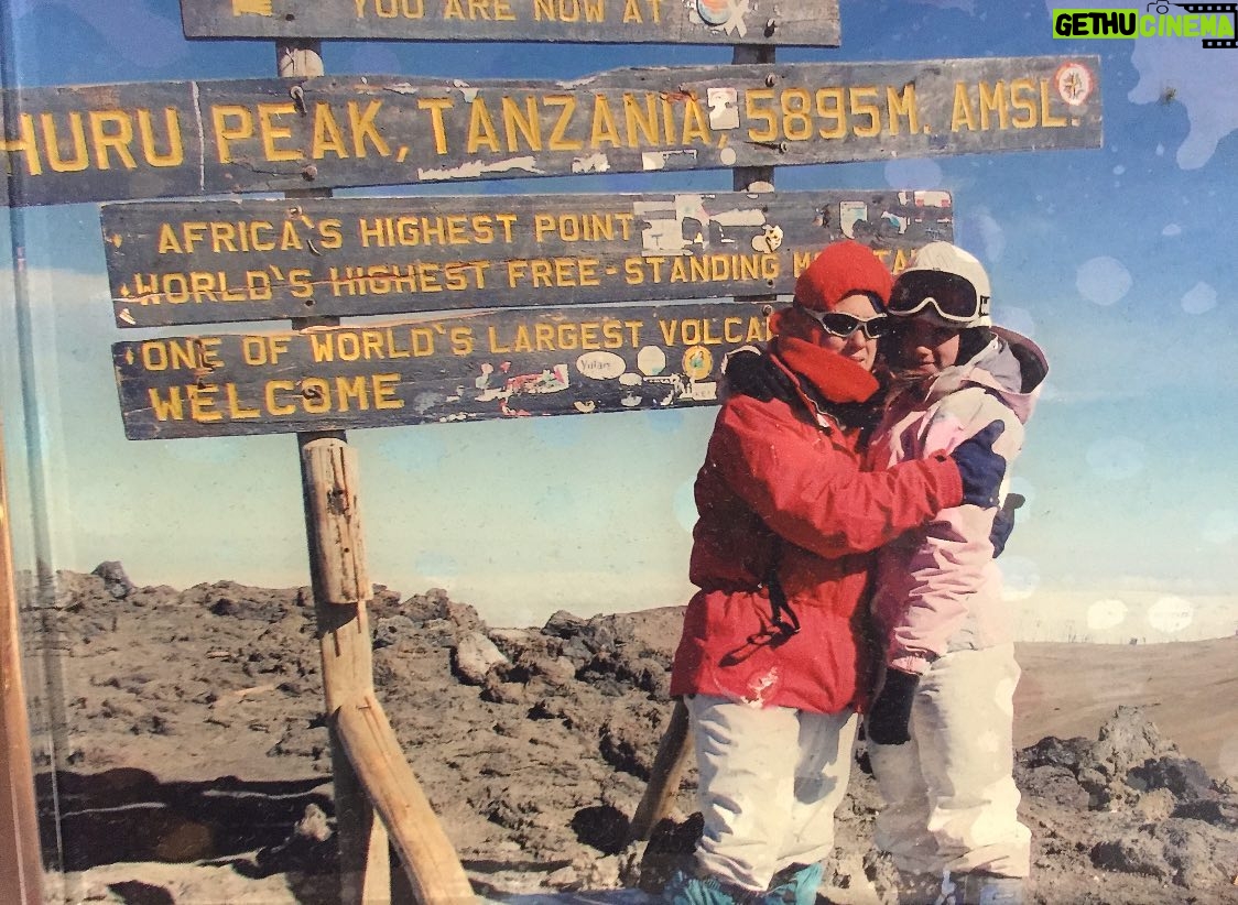 Chloe Bennet Instagram - Me and mom at the top of Mt. Kilimanjaro. I was 13. Absolutely NO ONE else on this planet could’ve gotten that outta shape, pre-teen, city girl on top of one of the highest mountains...except for her. I’d follow you anywhere momma. Happy Mother’s Day. I love you so much!